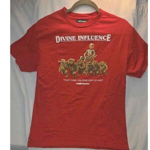 The Hundreds x Star Wars C-3PO Divine Influence T-Shirt Red Graphic Tee Medium